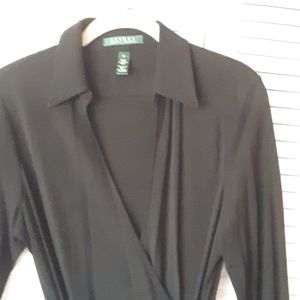 NWT Black Wrap Dress V-Neck